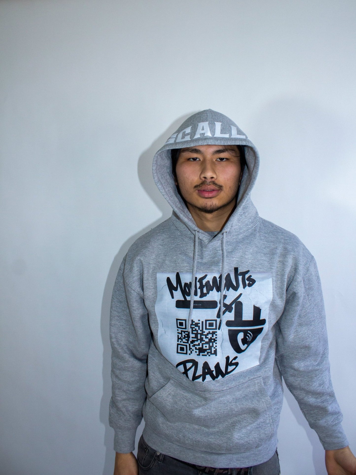 MAP UNISEX HOODIE - GREY - Plug Calling-