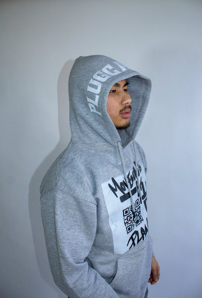 MAP UNISEX HOODIE - GREY - Plug Calling-